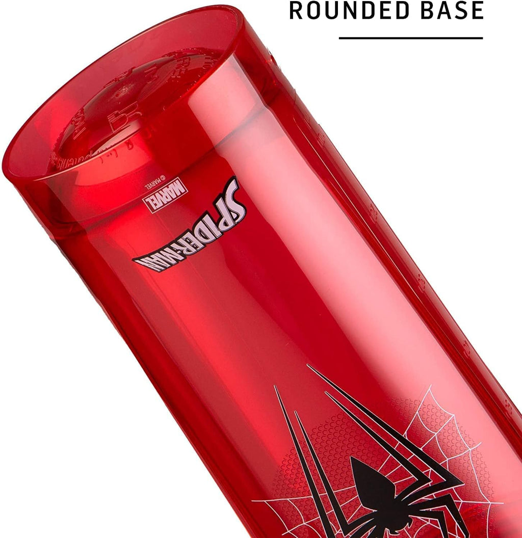 Marvel Shaker Bottle Pro Series Perfect for Protein Shakes and Pre Workout, 28-Ounce, Spider-Man Web
